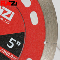 RAIZI 115/125MM diamentowe ostrze piły suche cięcie na szlifierka kątowa do materiałów ceramicznych ostrze tnące płytka porcelanowa tarcza tnąca 4
